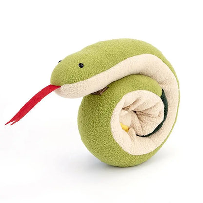 Squeaky Snake Dog Toy