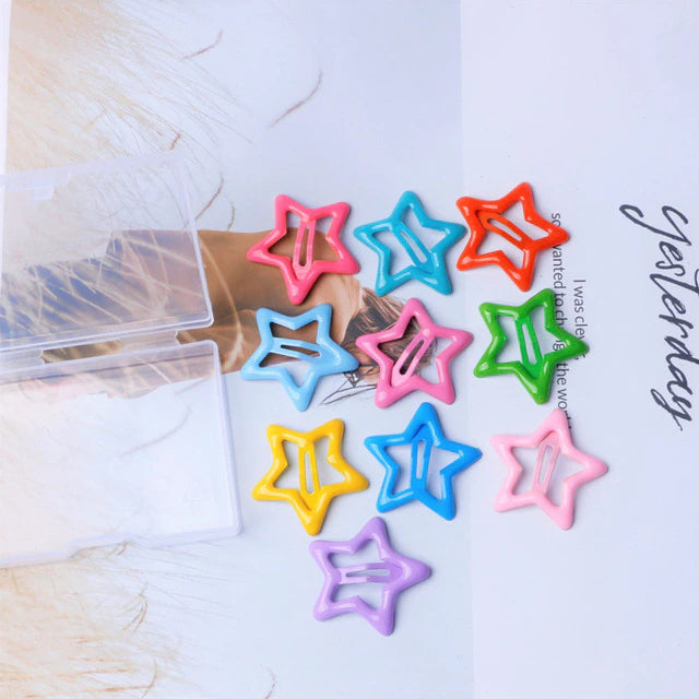 5Pcs/set Cute Dog Hairpin Colorful