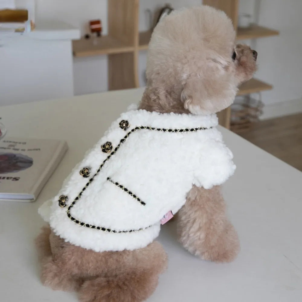 Fur Coat for small dog! See the irony? Woof Woof