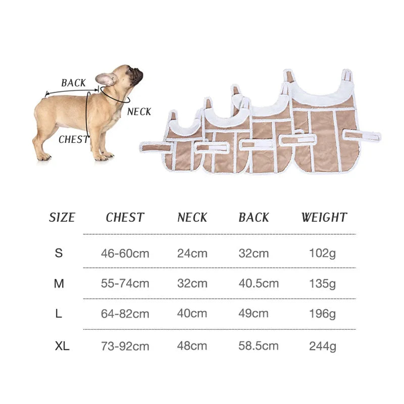 Winter Dog Vest-Small and Warm