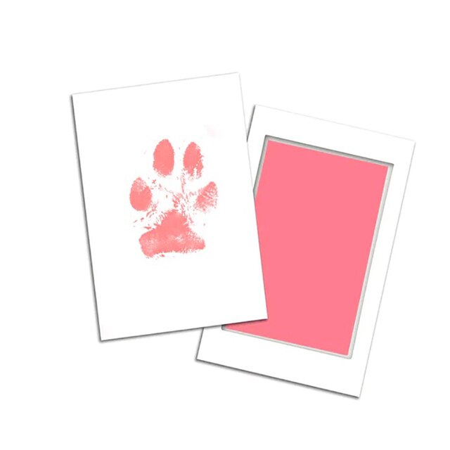 Cat Dog Paw Print Ink Kit Pad Safe Non-toxic Pet Souvenir
