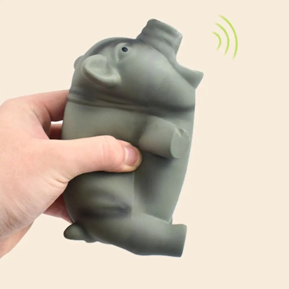 Cute Dog Chew Toys Rubber Sound Pig Grunting Squeak Latex Pet Toys for Dog Squeaker Chew Training Puppy Supplies Pet Products