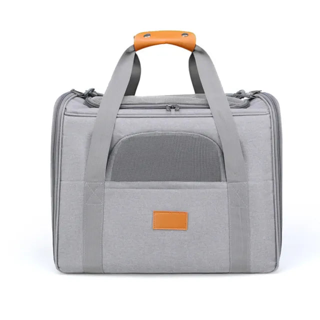 Detachable Pet Trolley Case Carrier Cats Dogs Bag Universal Large Expandable Cat Carrier with Wheels Double-layer Pet Carrier