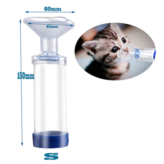 Dog Cat Inhaler Spacer Feline/Canine Aerosol Chamber Inhaler for Cats/Dogs