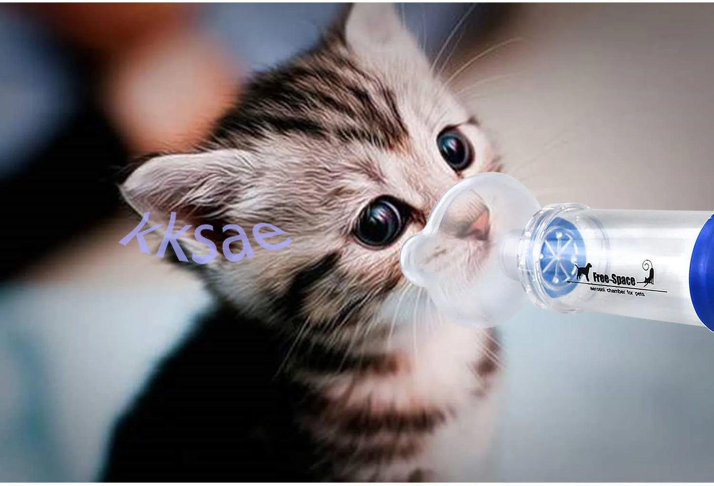 Dog Cat Inhaler Spacer Feline/Canine Aerosol Chamber Inhaler for Cats/Dogs