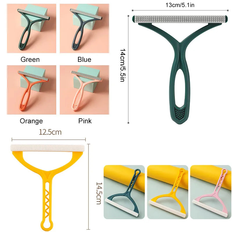 Double Sided Pet Hair Remover Lint Remover Clean Tool Shaver Sweater Cleaner Fabric Shaver Scraper For Clothes Carpet