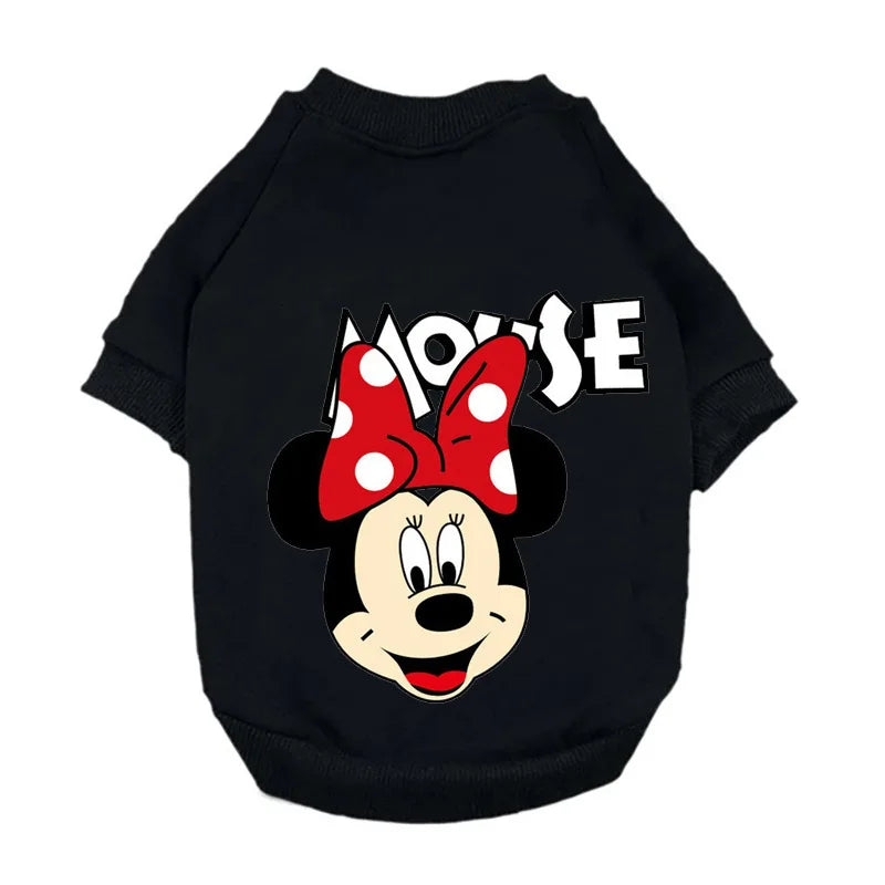 Disney Mickey Mouse cartoon Pet Dog Coat Pet Clothes Outdoor Dog Jacket Clothes Hoodie The Dog Face Breathable Small Medium Dog