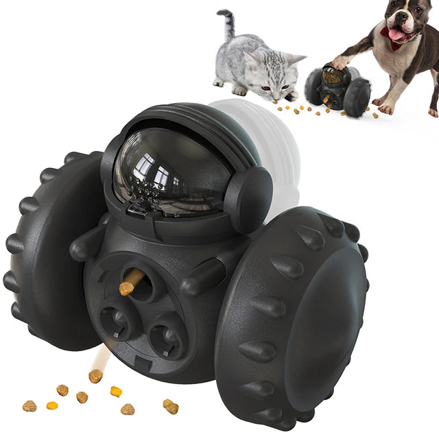 Interactive Dog Cat Food Dispenser Tumbler Toys Pet Increases IQ Slow Feed Large Dogs Labrador French Bulldog Training Supplies