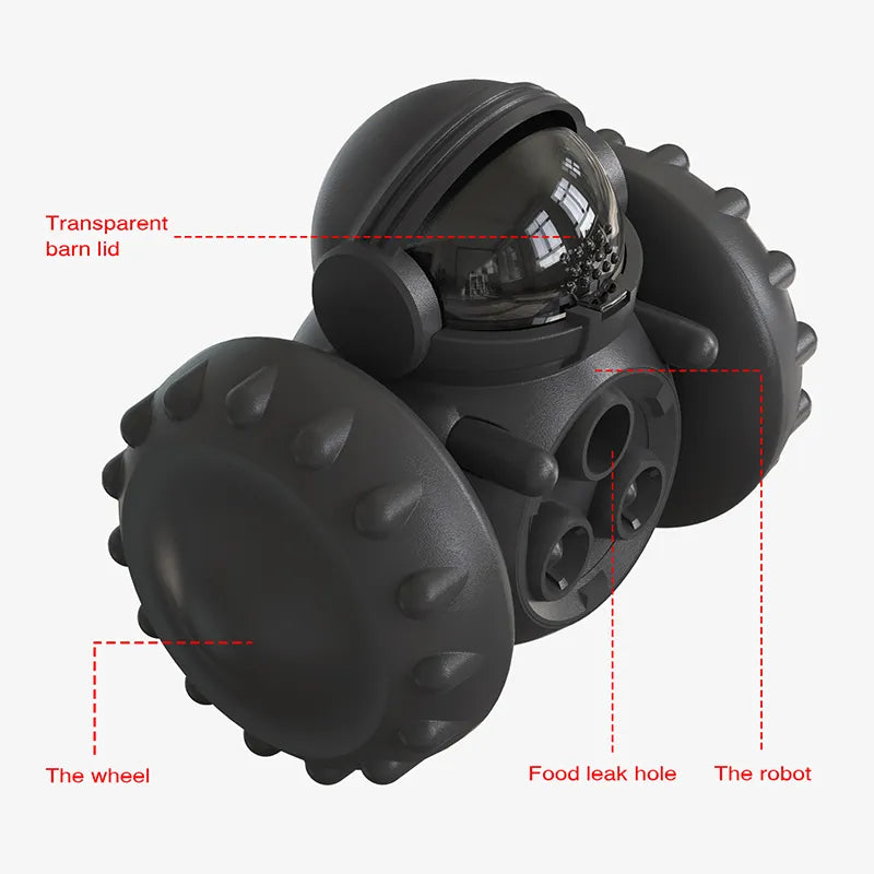 Interactive Dog Cat Food Dispenser Tumbler Toys Pet Increases IQ Slow Feed Large Dogs Labrador French Bulldog Training Supplies