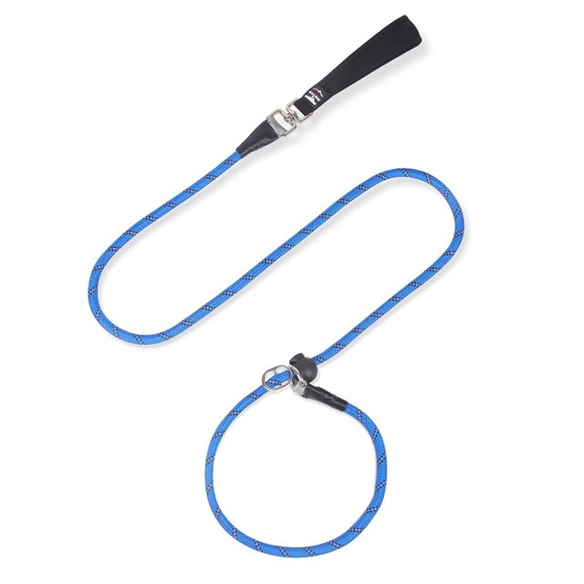 New Nylon P Slip Dog Leash Reflective Training Pet Lead Explosion Proof Not Entangled Strong P Collar Integrated Dogs Rope Stuff
