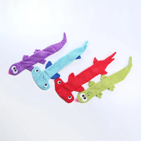 New plush lizard dog toy cornvelvet cartoon doll grinding teeth cleaning pet products