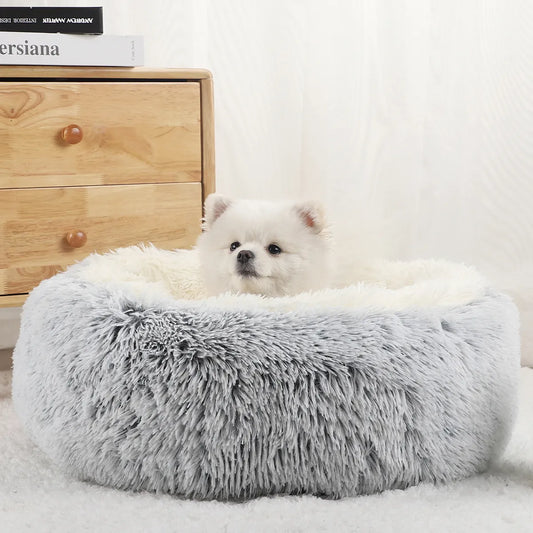 Pet Bed Fluffy Dog Plush Beds for Dogs Medium Warm Accessories Large Accessory & Furniture Puppy Small Sofa Kennel Washable Cats