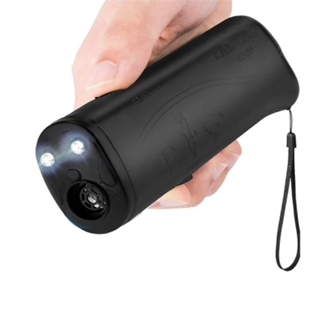 Pet Dog Repeller Anti Barking Stop Bark Dogs Training Device LED Ultrasonic Dogs Adapter Without Battery Pet Supplies Wholesale