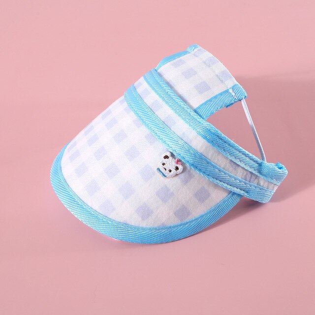 Pet Dog Sunscreen Hat Baseball Cap Outdoor Sports Hat with Ear Holes Adjustable Pet Cap for Small Medium Dogs Outdoor Products