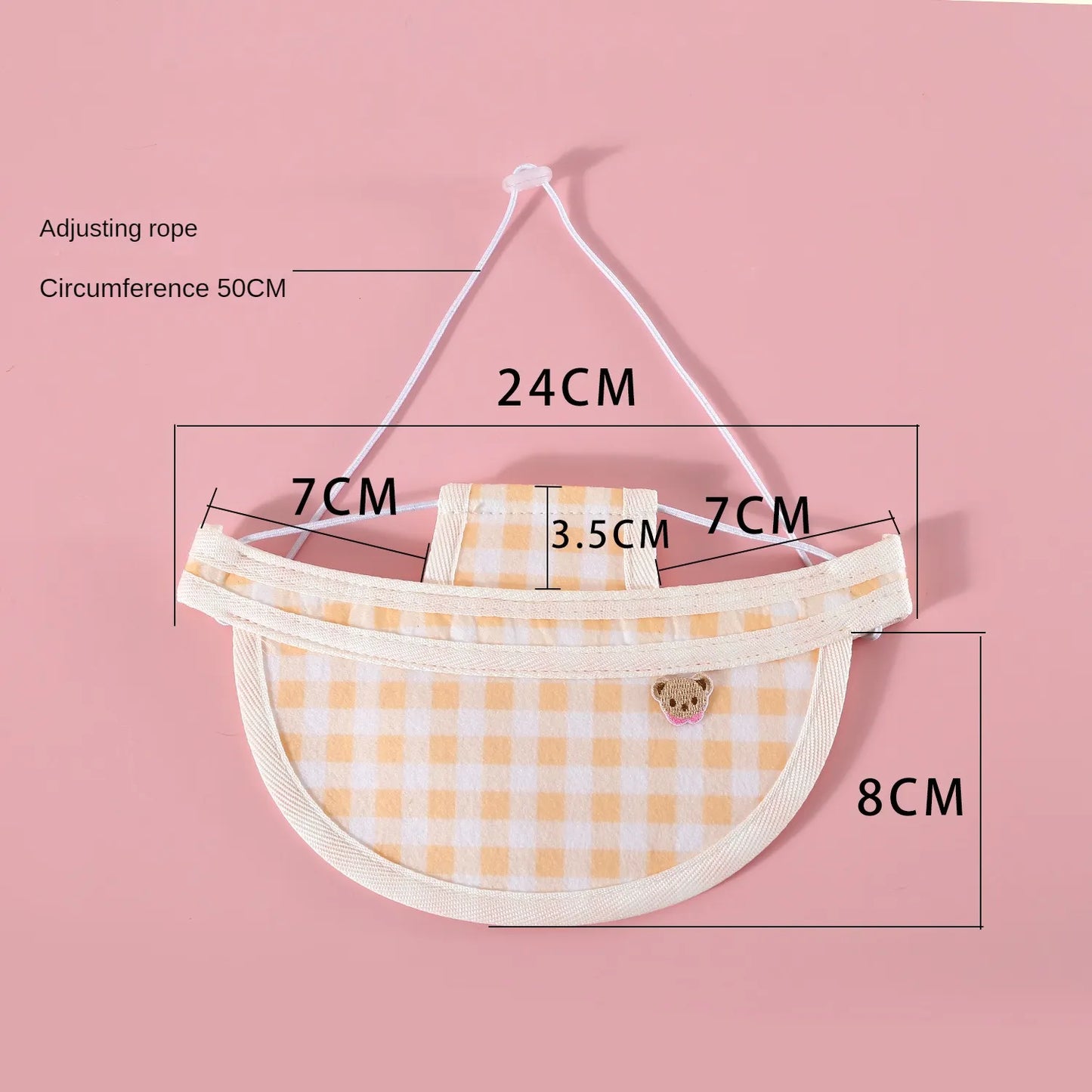 Pet Dog Sunscreen Hat Baseball Cap Outdoor Sports Hat with Ear Holes Adjustable Pet Cap for Small Medium Dogs Outdoor Products