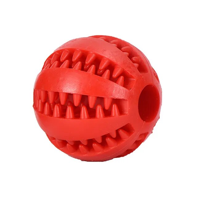 Pet Dog Toy Interactive Rubber Balls Pet Dog Cat Puppy Chew Toys Ball Teeth Chew Toys Tooth Cleaning Balls Food