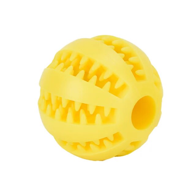 Pet Dog Toy Interactive Rubber Balls Pet Dog Cat Puppy Chew Toys Ball Teeth Chew Toys Tooth Cleaning Balls Food