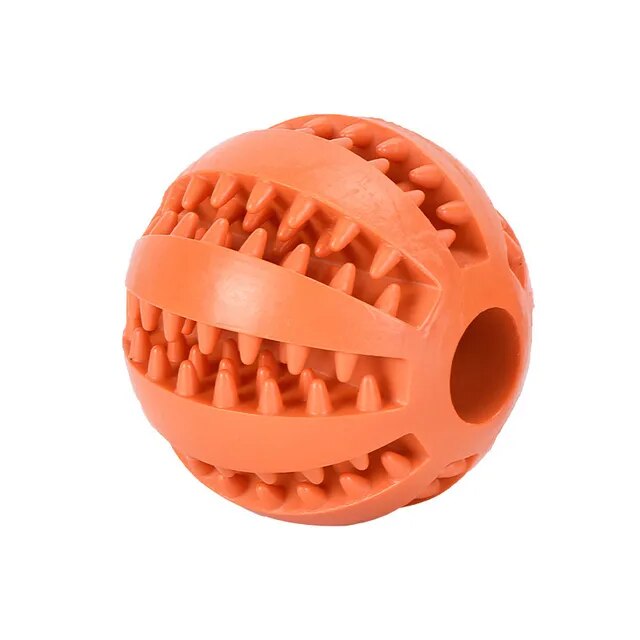 Pet Dog Toy Interactive Rubber Balls Pet Dog Cat Puppy Chew Toys Ball Teeth Chew Toys Tooth Cleaning Balls Food