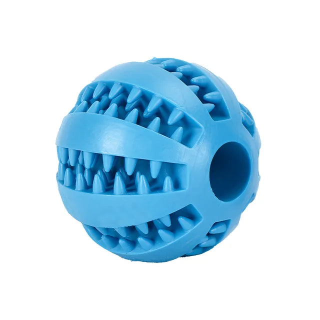 Pet Dog Toy Interactive Rubber Balls Pet Dog Cat Puppy Chew Toys Ball Teeth Chew Toys Tooth Cleaning Balls Food