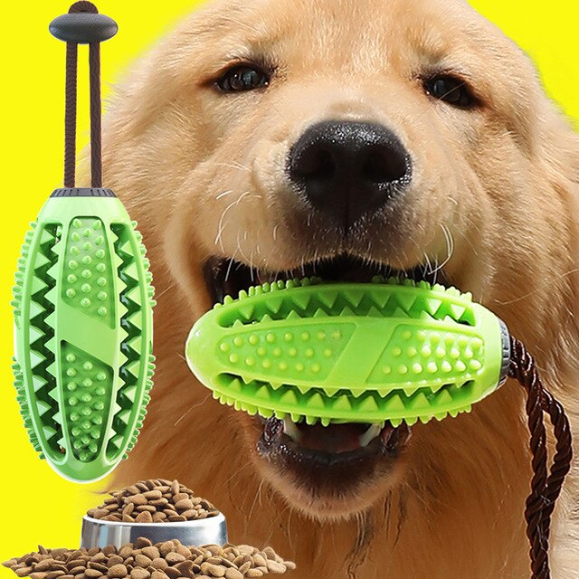 Pet Dog Toy Interactive Rubber Leaking Food Ball Puppy Cat Chewing Toys Pet Tooth Cleaning Tool Suction Cup Tug Toy Dog Supplies