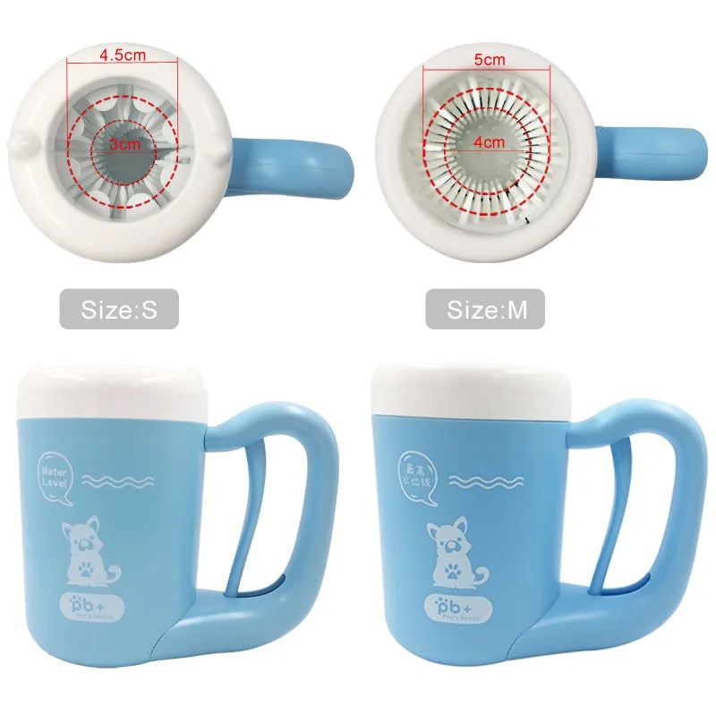 Puppy Pet Foot Washer Cup Silicone Pet Clean Brush Quickly Cleaning Paws Muddy Feet Dog Foot Wash Tools Pet Accessories For Dogs