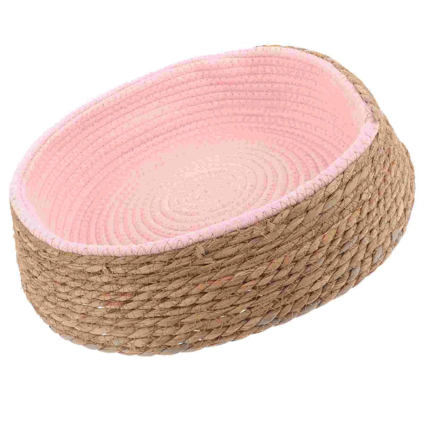 Rattan Pet Bed Puppy Cat Beds Furniture Cushion Small Dogs Sleeping Cozy Pad Circle Comfortable Mat Nest Warm