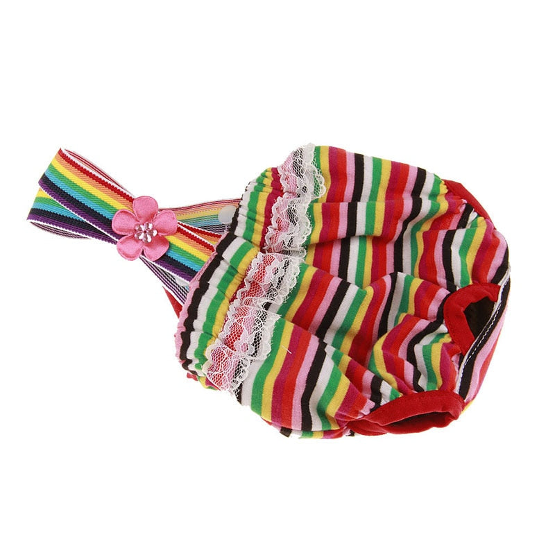 New Colorful Striped Dog Physical Pant