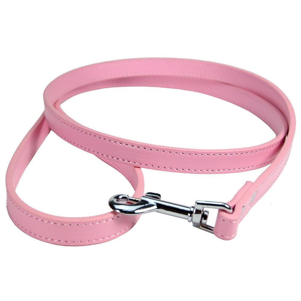 Leather Traction Rope Cat and Dog Custom Leash