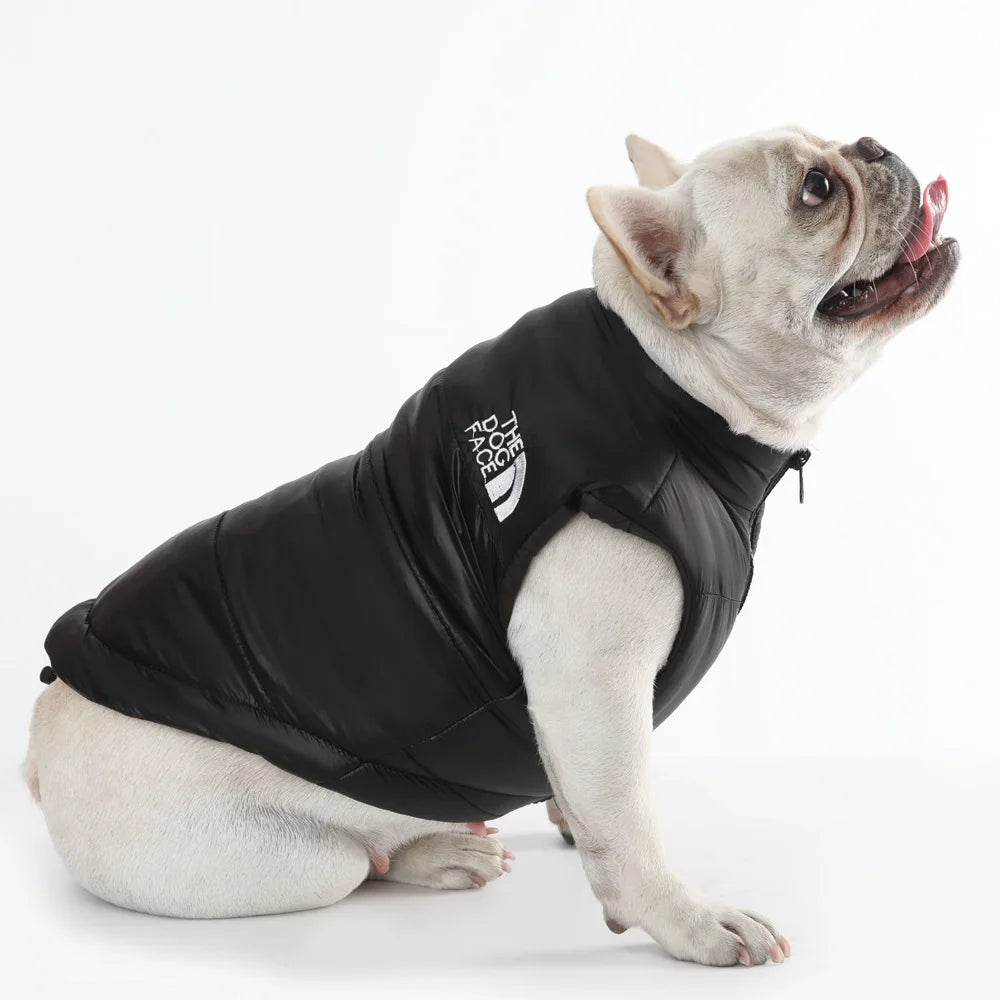 Dog Face Winter Clothes for Dogs Jacket Puppy Puffer Pug Apparels Jackets Costume Large Coat Vest Supplies Pet Home