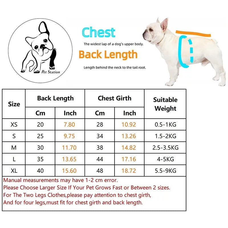 Dog Coat Puppy Fleece Winter Clothes Dogs Hoodie Pet Warm Pullover Jackets with Leash Hole Doggie Soft Pajamas Cat Apparel