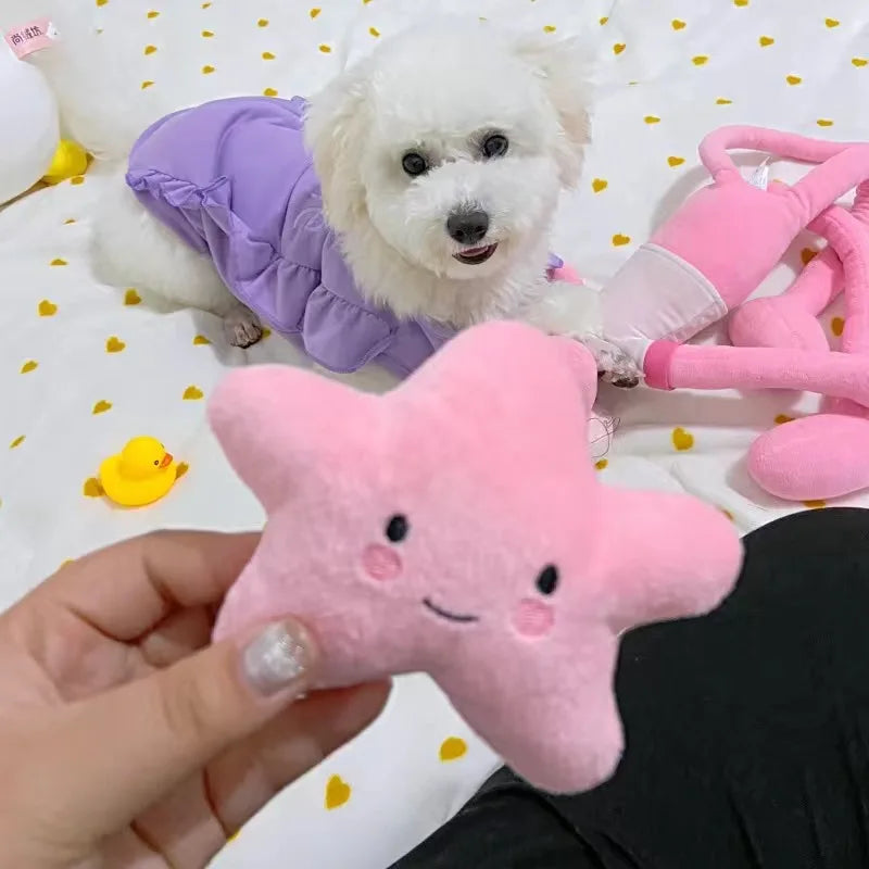 Cute Puppy Dog Cat Squeaky Toy Bite Resistant Pet Chew Toys for Small Dogs Animals Shape mascotas Accessories  Zabawki Dla Psa