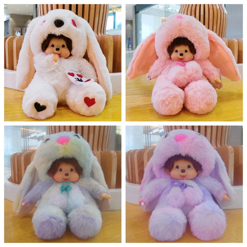 20CM Disney Seated Stitch Drag Plush Doll Monchhichi Plush Drag Two-Tone Thumper Cute Plush Ornament Lotso Kawaii Drag Kids Toys