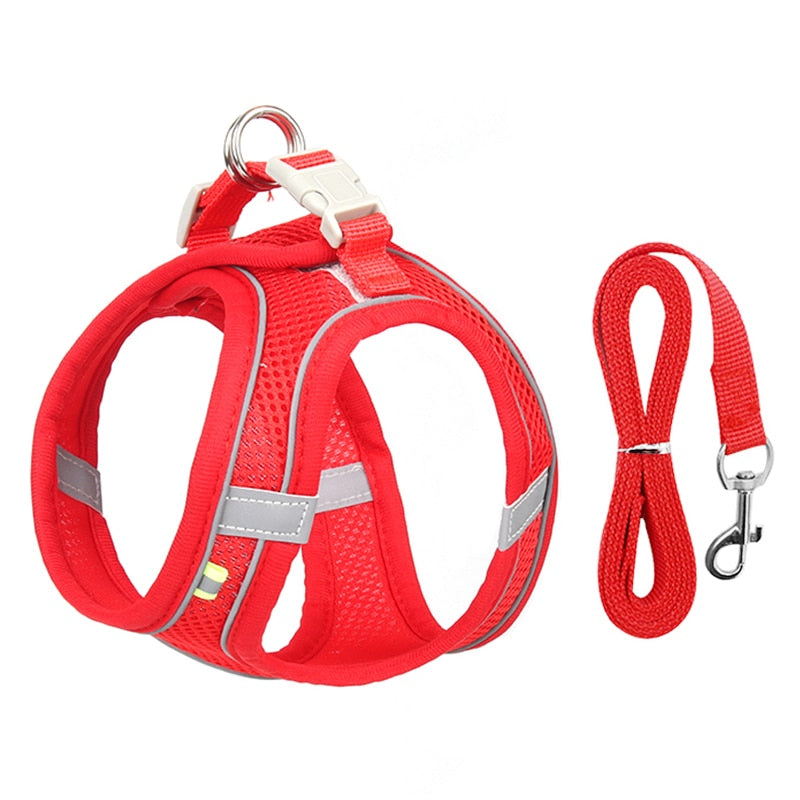 Dogs Adjustable Puppy Cat Harness Vest