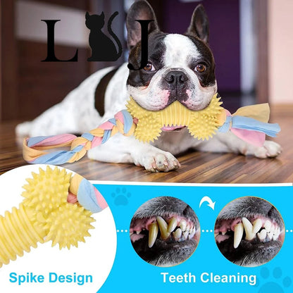 Pet Dog Toy Ball Molar Clean Teeth for Small Dog Puppy Teething Chew Toys Dog Accessories Cute Puppy Rope Toys 1pc