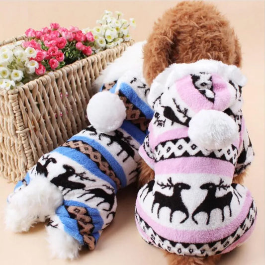 Soft Warm Pet Dog Jumpsuits Clothing for Dogs Pajamas Fleece Pet Dog Clothes for Dogs Coat Jacket Chihuahua Yorkshire Ropa Perro