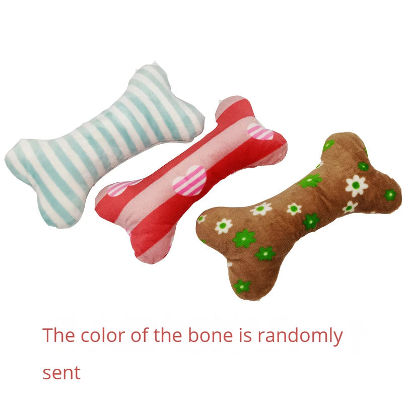 Pet Stuffed Doll Toy Squeak Dogs Plush Articles Teeth Bite Interactive Puppy Training Behavior Chew Games Indestructib Supplies