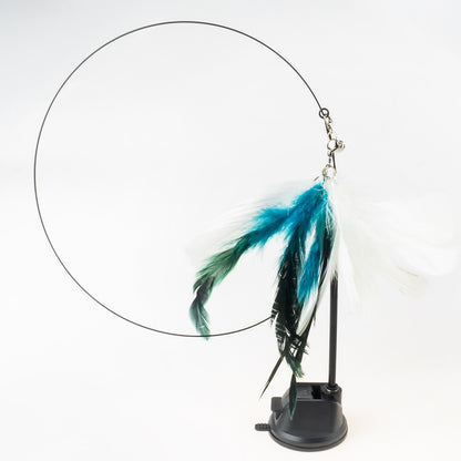 Feather Cat Wand with Bell