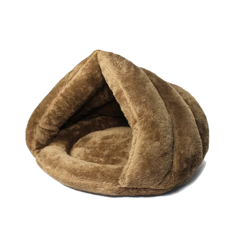 Sleeping Bag Mat Pet bed for Cats Dogs Soft Nest Kennel Bed Cave House Pad Tent s Winter Warm Cozy Beds Accessories