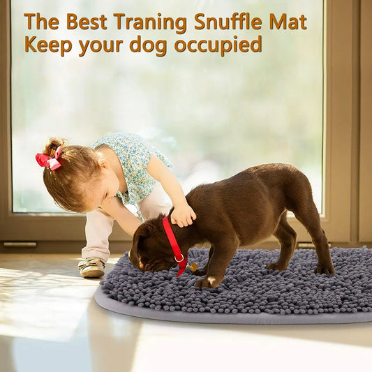 Snuffle Mat for Dogs Interactive Feed Game for Boredom Encourages Natural Foraging Skills and Stress Relief for Small Medium Dog