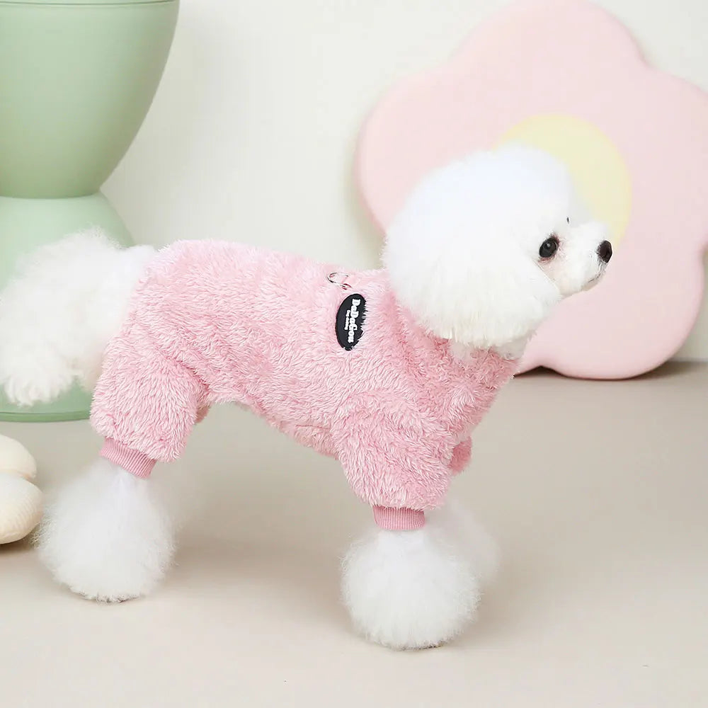 Soft Coral Fleece Pet Clothes Warm Dog Vest Coat Cute Puppy Sweater Cat Apparel For Chihuahua Yorkie Terrier Shih Tzu Pet Outfit