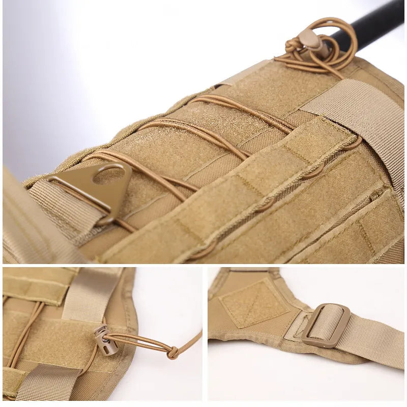 Tactical Dog Harness Military Dog Clothes K9 Service Dog Vest Harness Dogs Accessories Tactical Service Dog Vest for Dogs