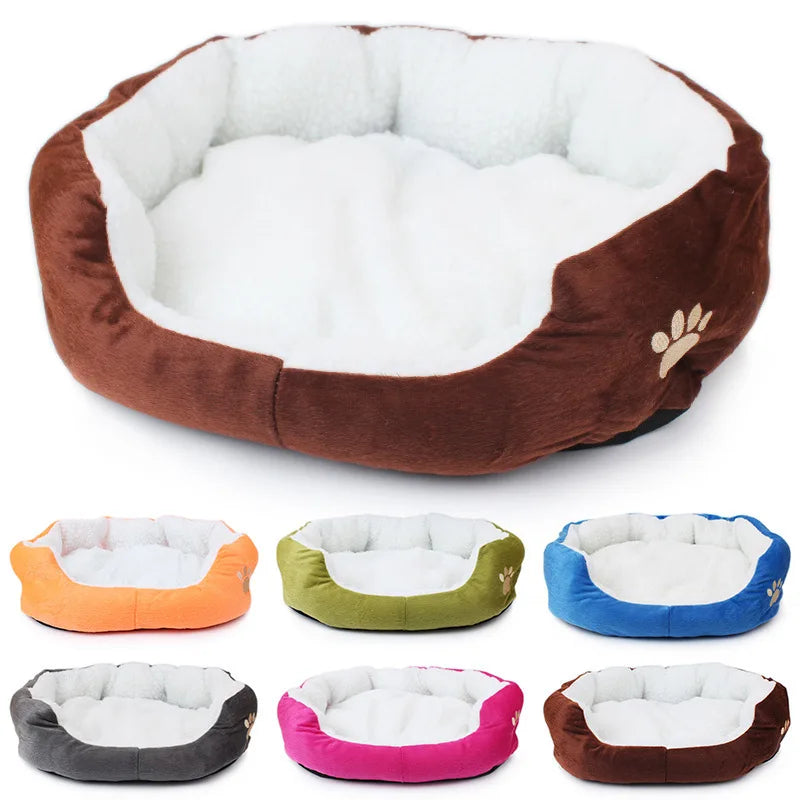 Winter Warm Pet Cat Dogs Sofa Bed for Dog Pet Calming Bed House Cushion Nest Washable Cotton Furniture Protector Mat Cat Blanket