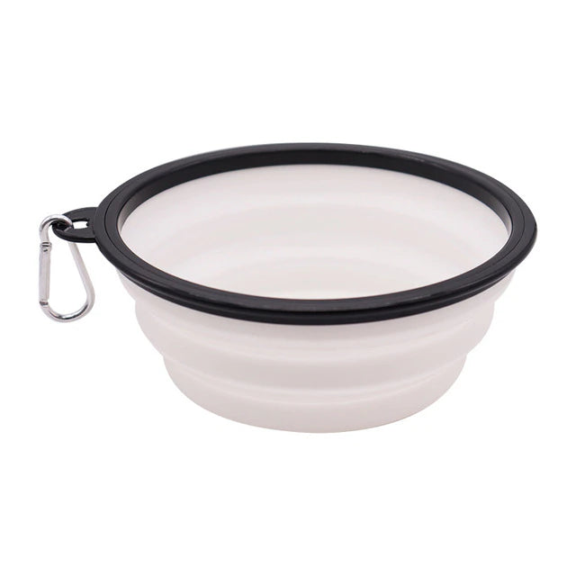 Collapsible Dog Food Water Bowl Perfect for Outdoor and Camping Travel