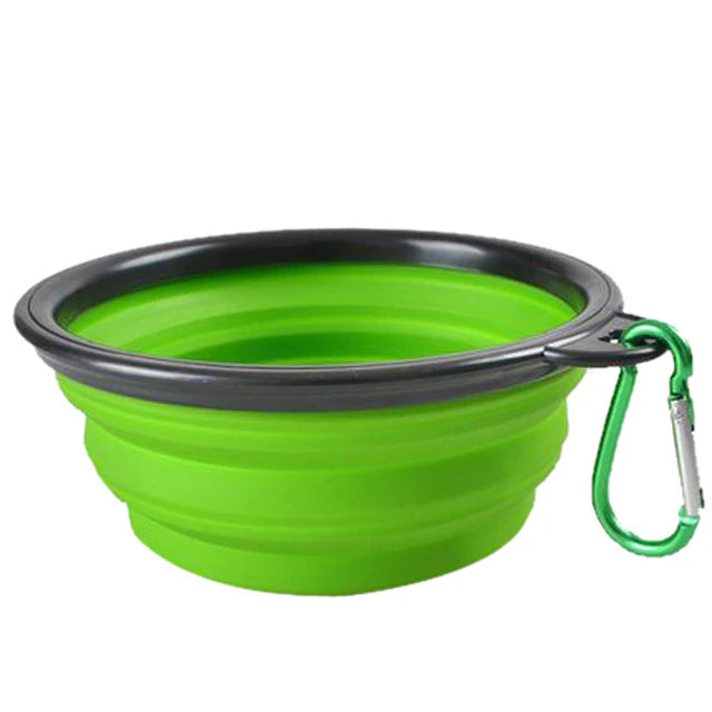 Collapsible Dog Food Water Bowl Perfect for Outdoor and Camping Travel