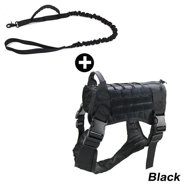 Tactical Dog Harness Military Dog Clothes K9 Service Dog Vest Harness Dogs Accessories Tactical Service Dog Vest for Dogs