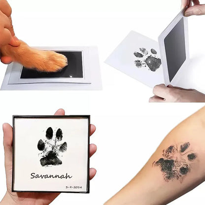 Cat Dog Paw Print Ink Kit Pad Safe Non-toxic Pet Souvenir