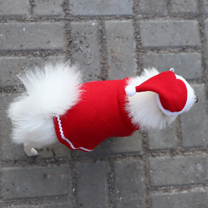 Christmas Cat/Dog Pet Cape and Hat