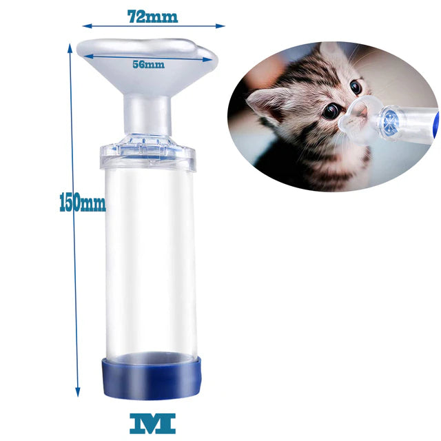 Dog Cat Inhaler Spacer Feline/Canine Aerosol Chamber Inhaler for Cats/Dogs