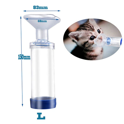 Dog Cat Inhaler Spacer Feline/Canine Aerosol Chamber Inhaler for Cats/Dogs