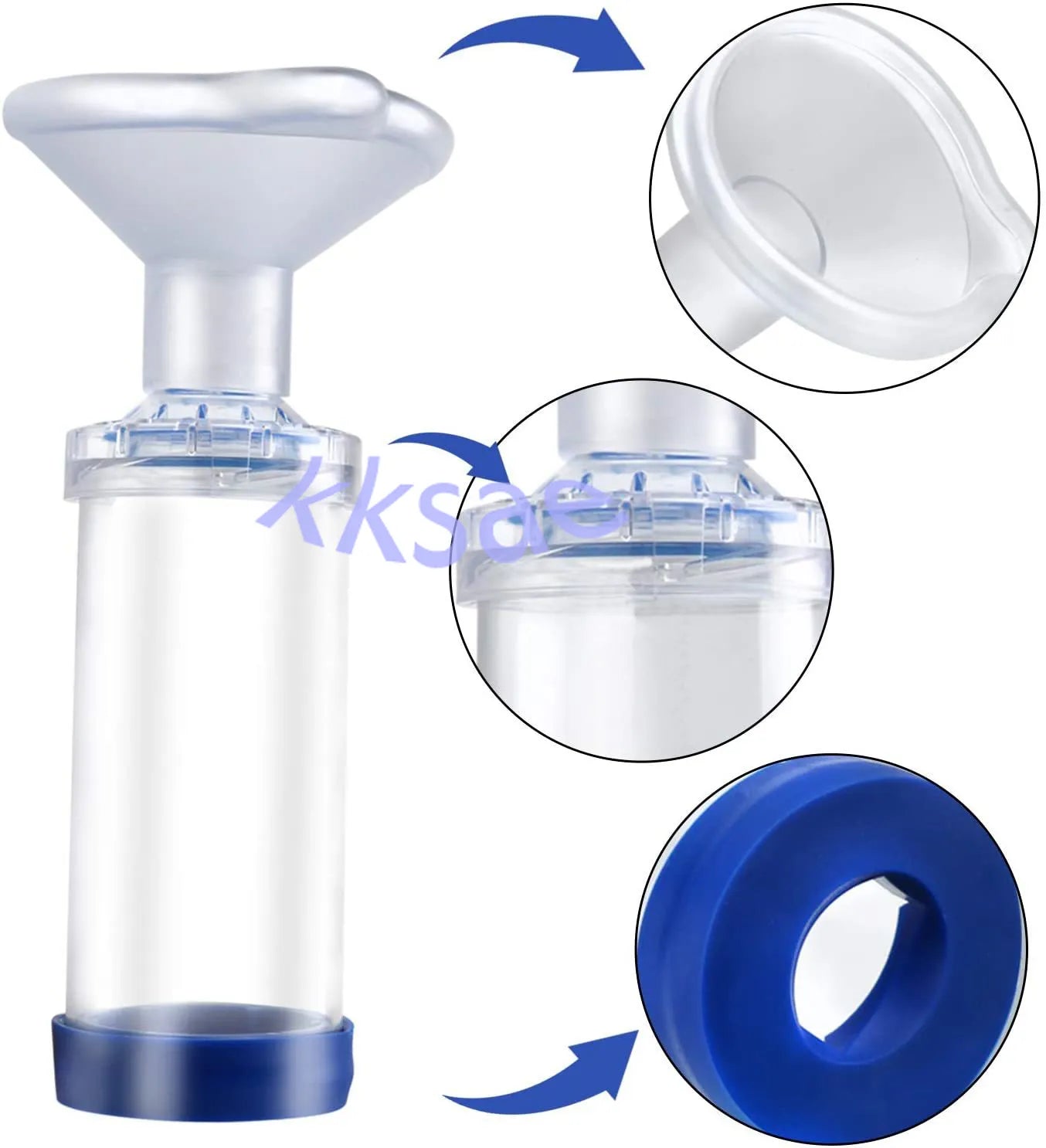 Dog Cat Inhaler Spacer Feline/Canine Aerosol Chamber Inhaler for Cats/Dogs